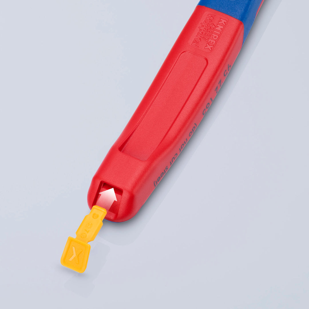 Knipex 25 25 160 KnipeXtend Long Nose 45° Angled Pliers with Cutter, 6 1/4"