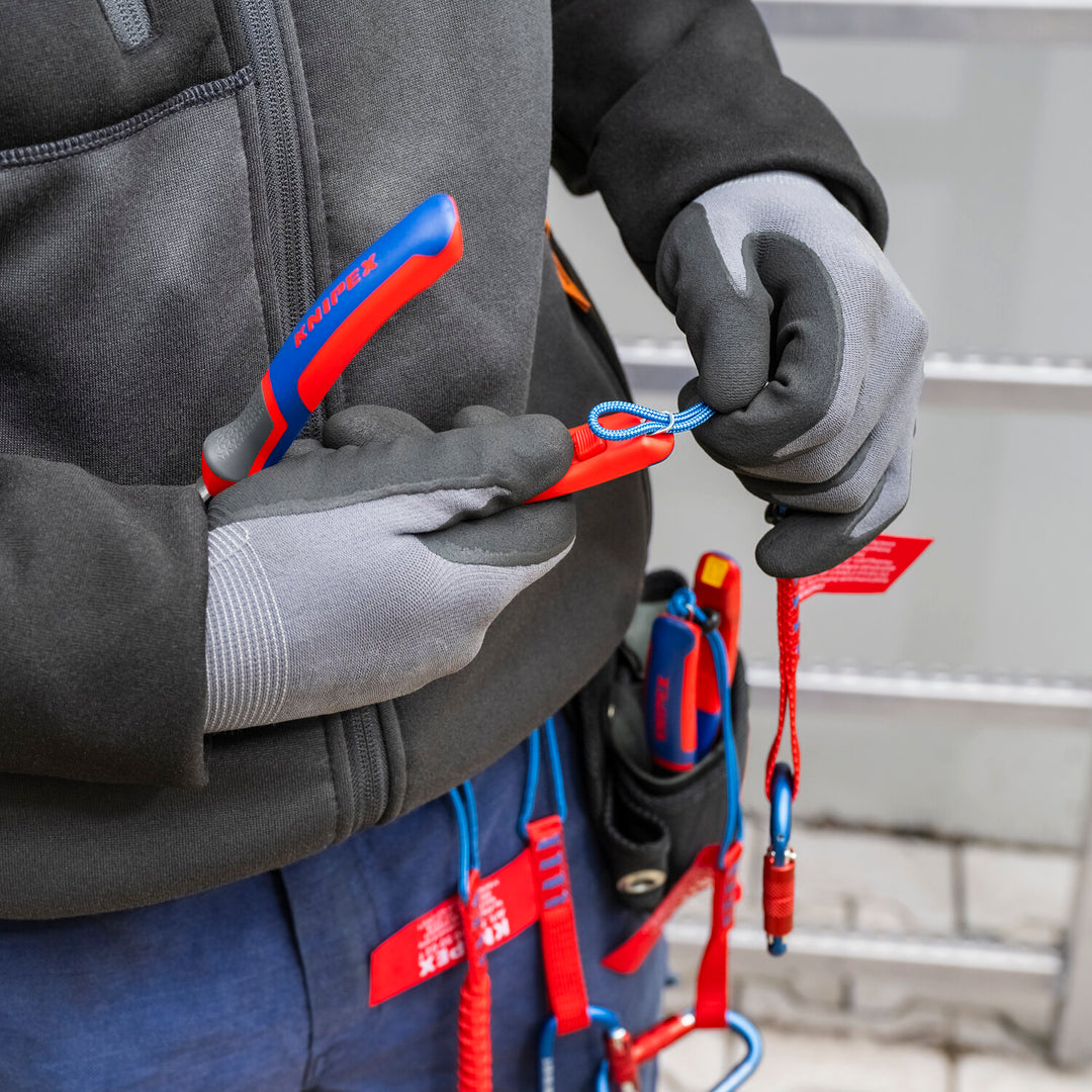 Knipex 25 25 160 KnipeXtend Long Nose 45° Angled Pliers with Cutter, 6 1/4"
