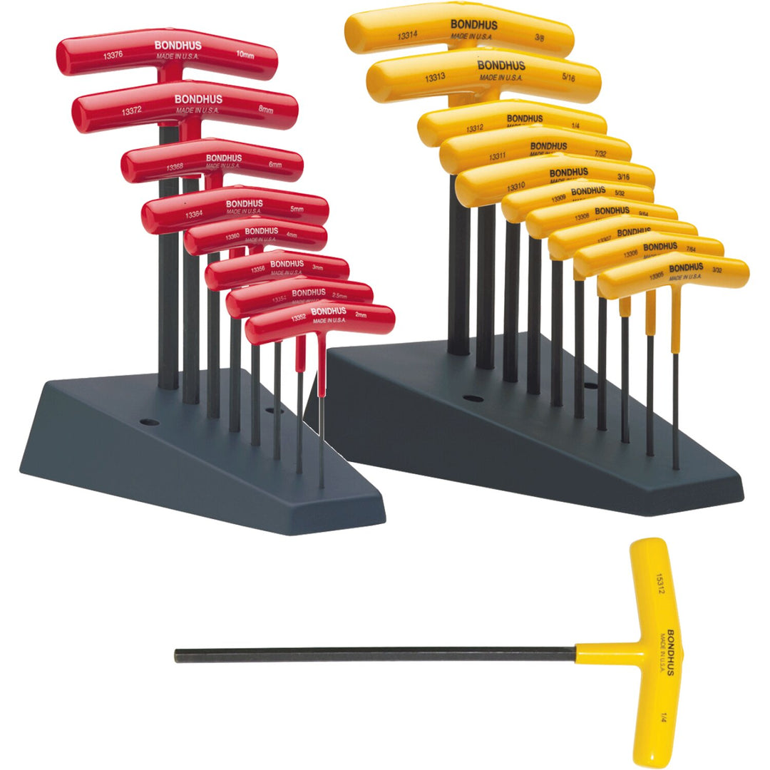 Bondhus 15316 1/2 Hex T-Handle 9 Inch Length