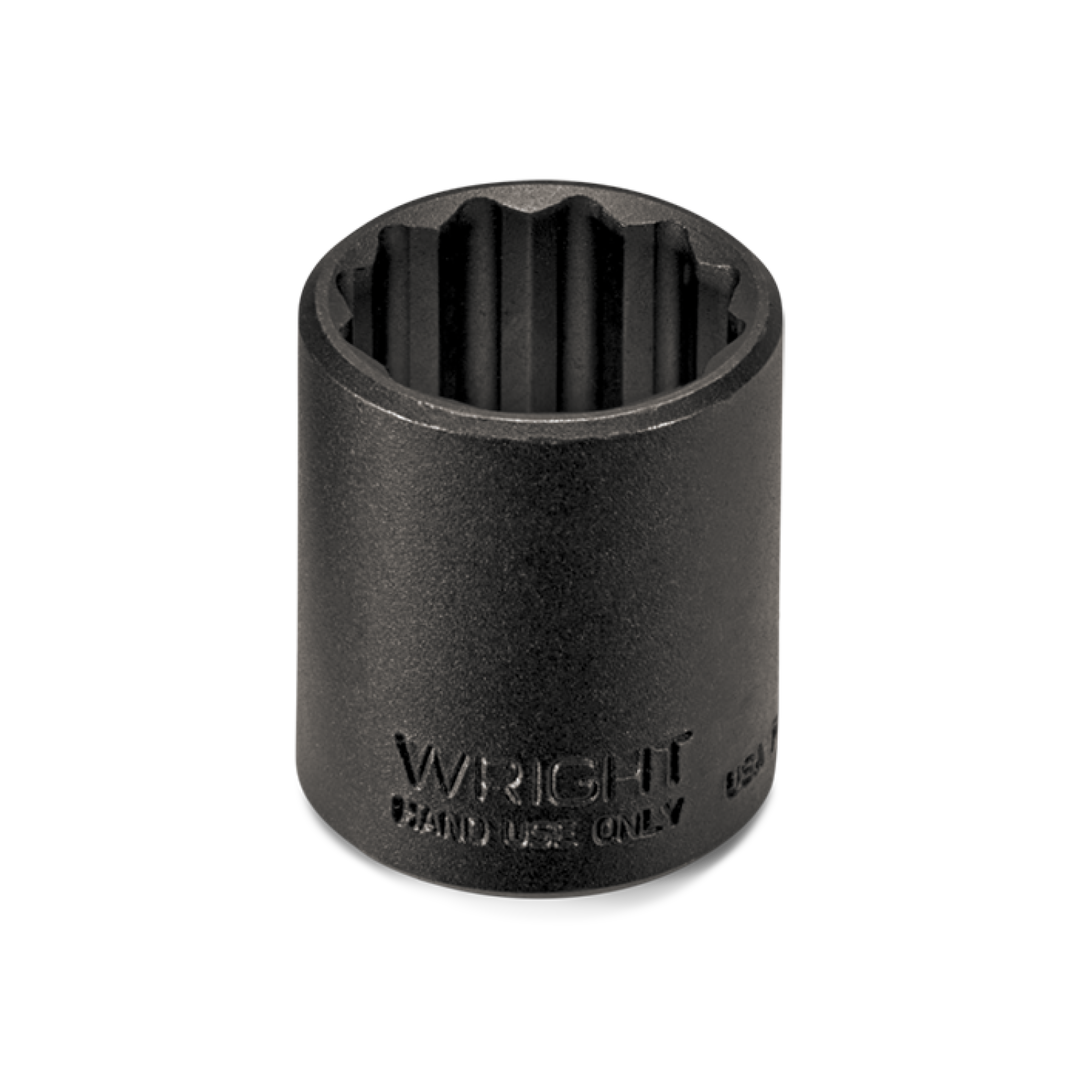 Wright Tool 34112 12 Point Black Industrial Socket