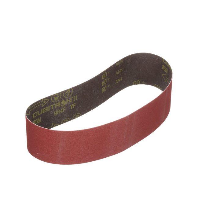 3M Cubitron II Cloth Belt 984F, 60+ YF-weight, 3 in x 168 in,Film-lok