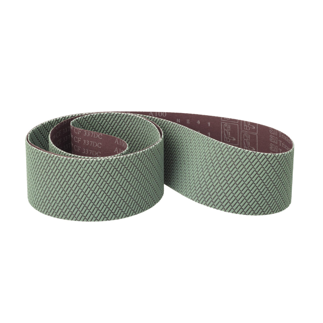 3M Trizact Cloth Belt 337DC, A45 X-weight, 2 in x 48 in, Film-lok, NoFlex