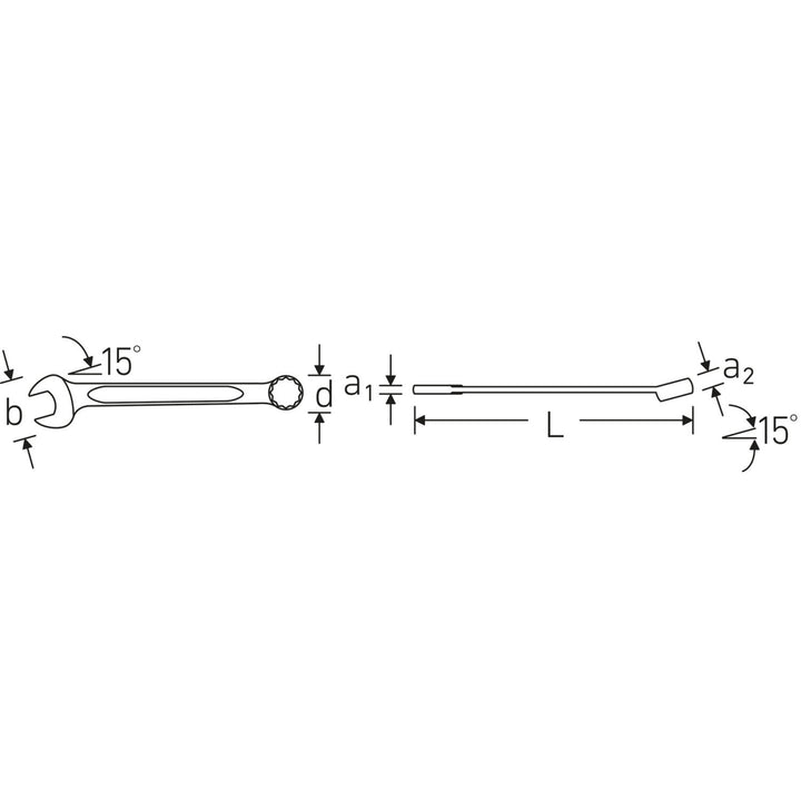 Stahlwille 40572222 130a Combination Spanner, 11/32 Inch