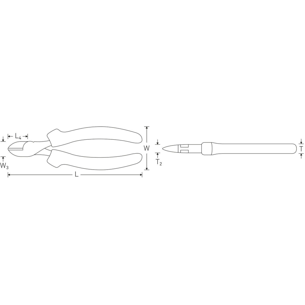 Stahlwille 67204180 VDE side cutters