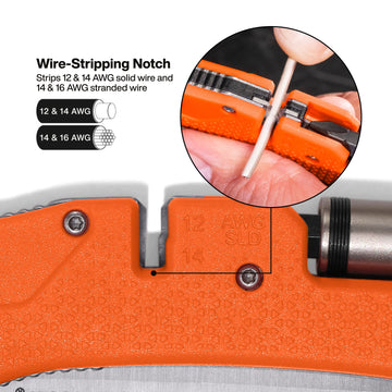 Klein Tools 44056D Electrician's Pocket Knife with Driver