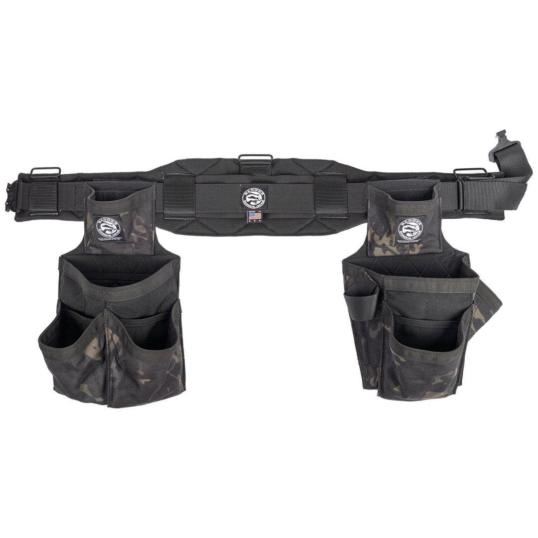 Badger 461061 SM Side-by-Side Carpenter Black Camo Belt - Small