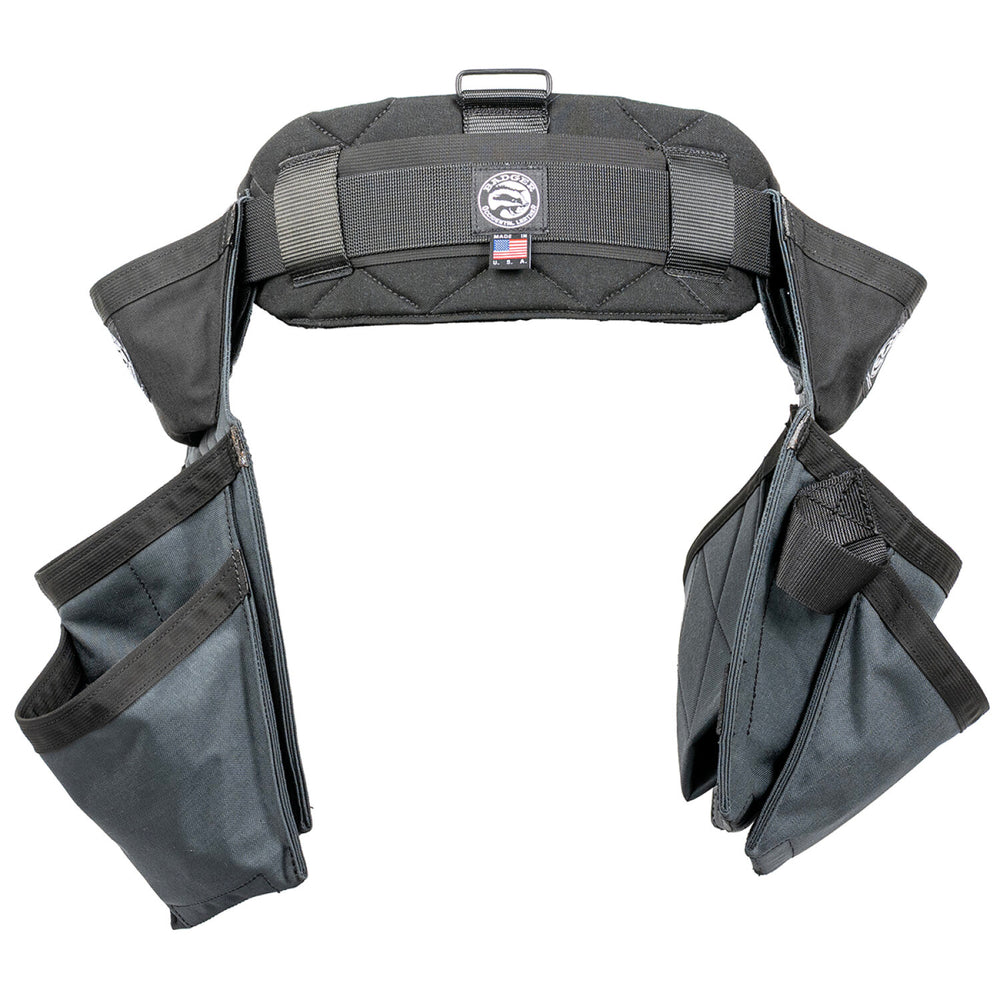 Badger 463210 LG Side-by-Side Framer Gunmetal Belt - Large