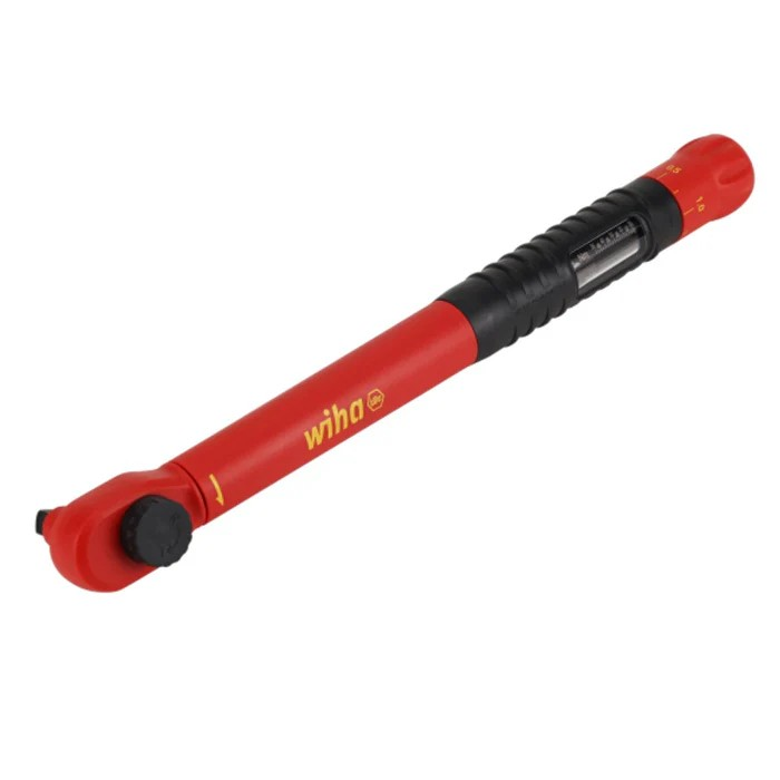 Wiha Tools 30139 Insulated Ratcheting Torque Wrench 3/8" Drive 10-50 Nm 7-36 lb-ft
