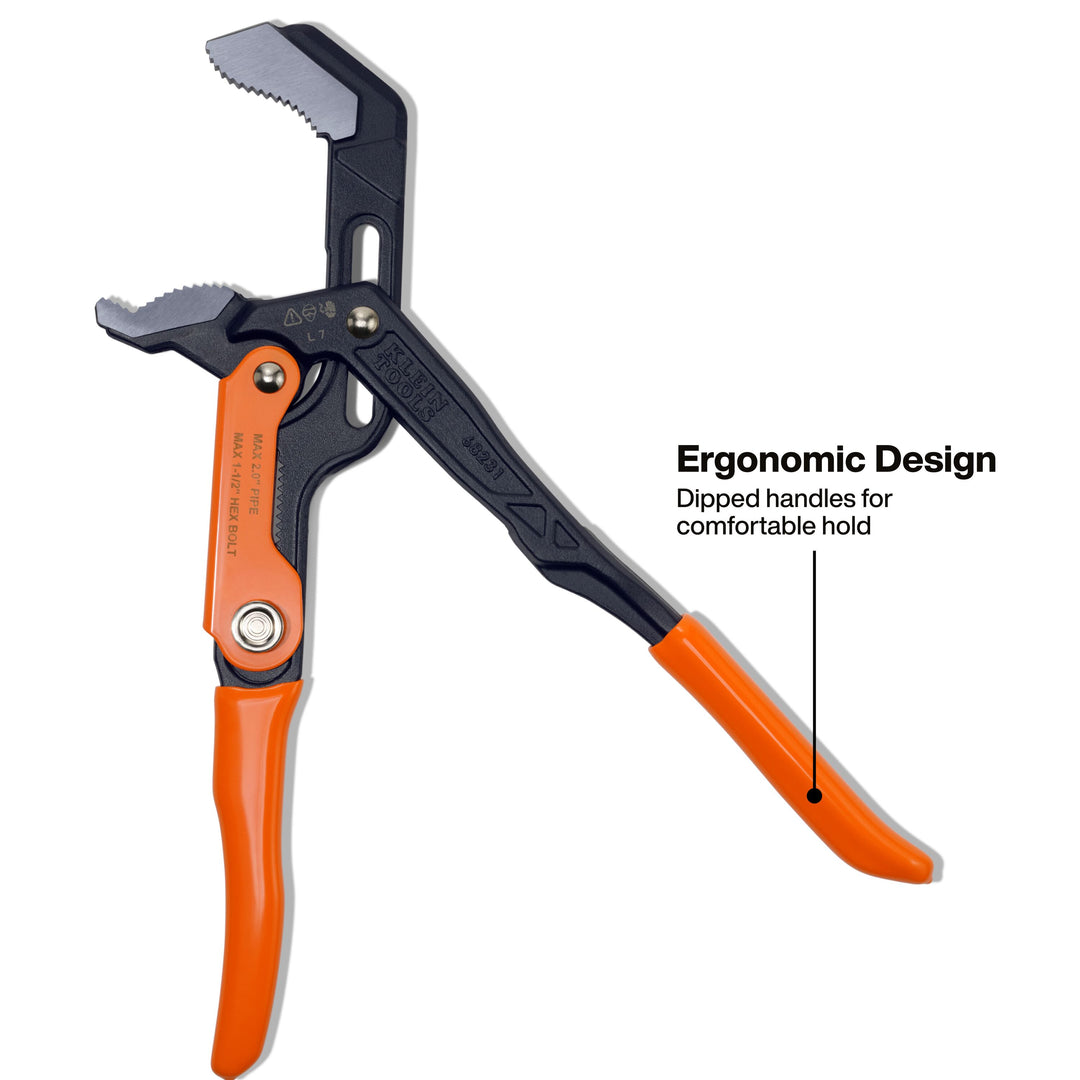 Klein Tools 68231 Quick-Adjust S-Jaw Pipe Wrench, 17-Inch