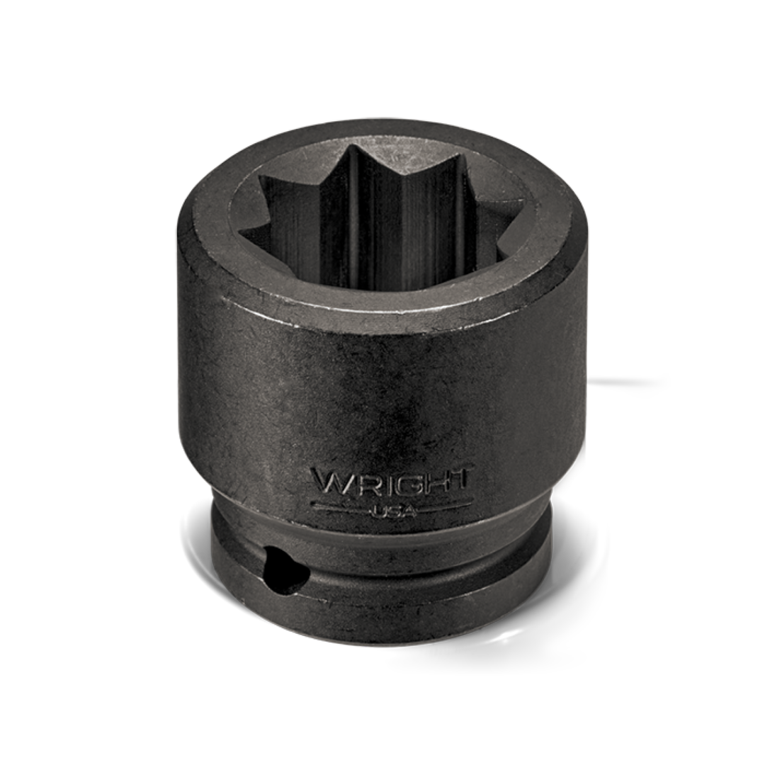 Wright Tool 6870 8 Point Double Square Impact Railroad Socket.