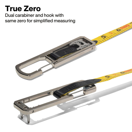 Klein Tools 94300RT 300-Foot Open Reel Tape Measure with Single Hook and Carabiner