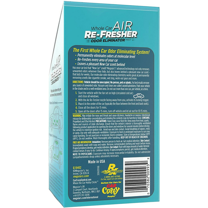 Meguiar's G16402 Whole Car Air Re-Fresher, New Car Scent