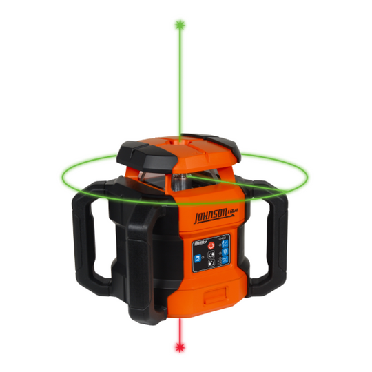 Johnson JRT300-GNHV-K GreenBrite Dual Slope Rotary Laser Kit