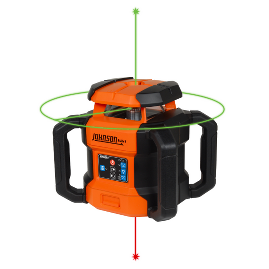 Johnson JRT300-GNHV-K GreenBrite Dual Slope Rotary Laser Kit