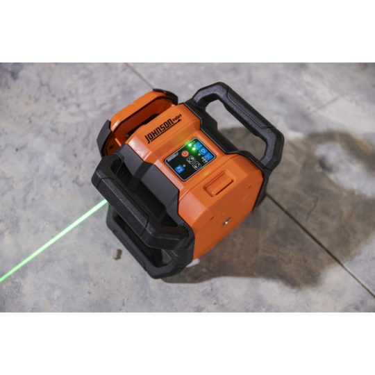 Johnson JRT300-GNHV-K GreenBrite Dual Slope Rotary Laser Kit