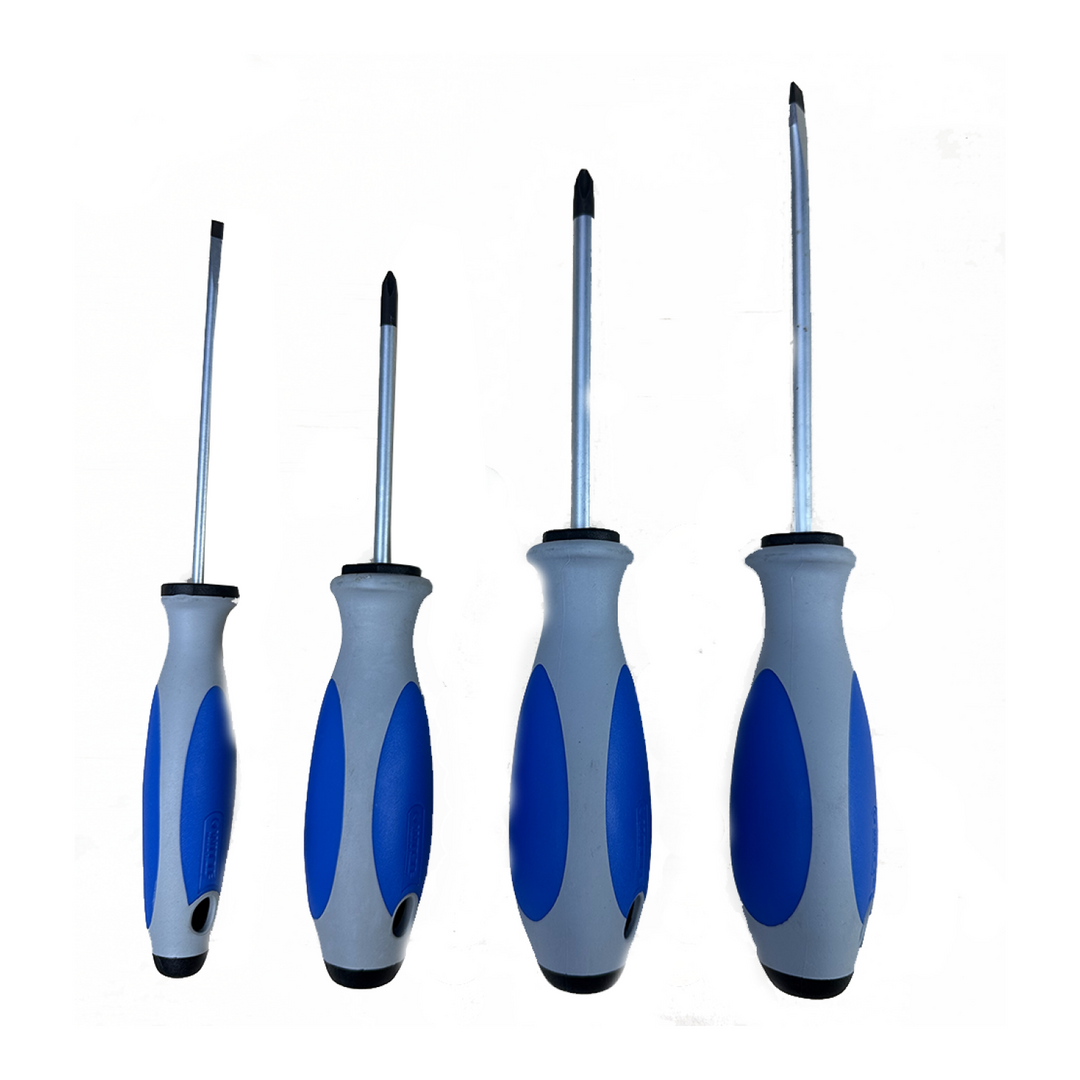 Maxxpro Phillips & Slotted Screwdriver Set, 4 Pc.