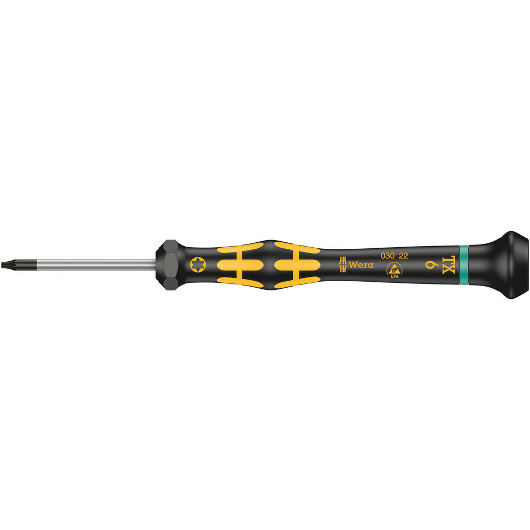 Wera 1567 TORX® ESD Kraftform Micro screwdriver for TORX® screws, TX 2 x 40 mm