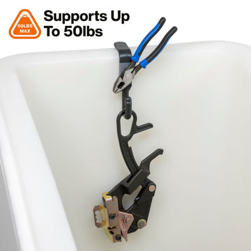 Klein Tools BC311M Magnetic Utility Bucket S-Hook, 2-Inch