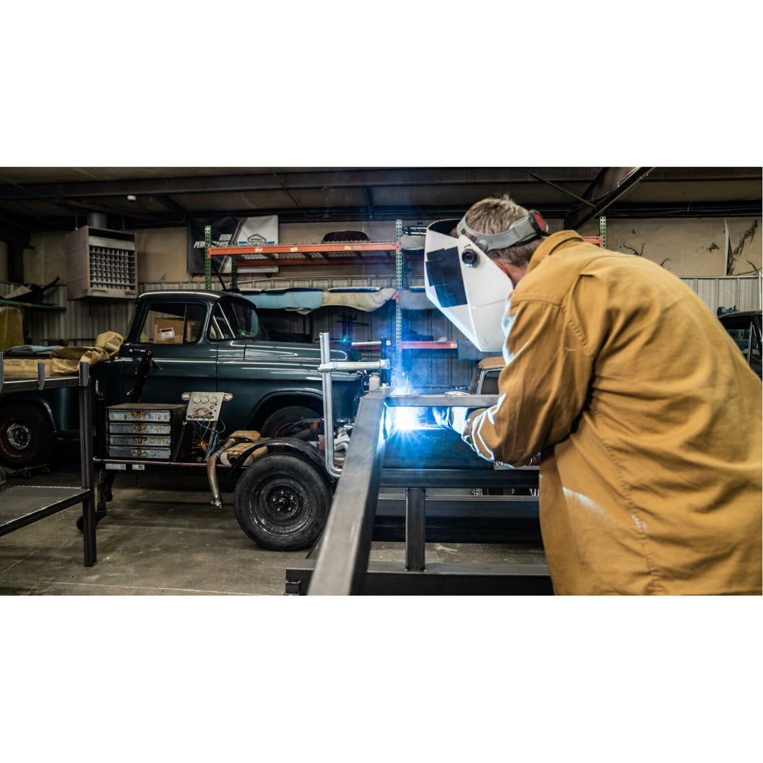 Bessey GS12-8K Clamp, welding, F-style, crimped on swivel pad, 4 In. x 3.125 In. 550 lb
