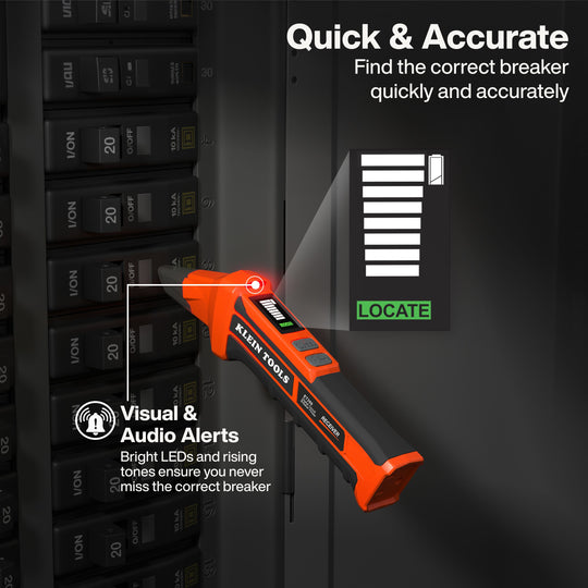 Klein Tools ET350 4-in-1 Digital Circuit Breaker Finder