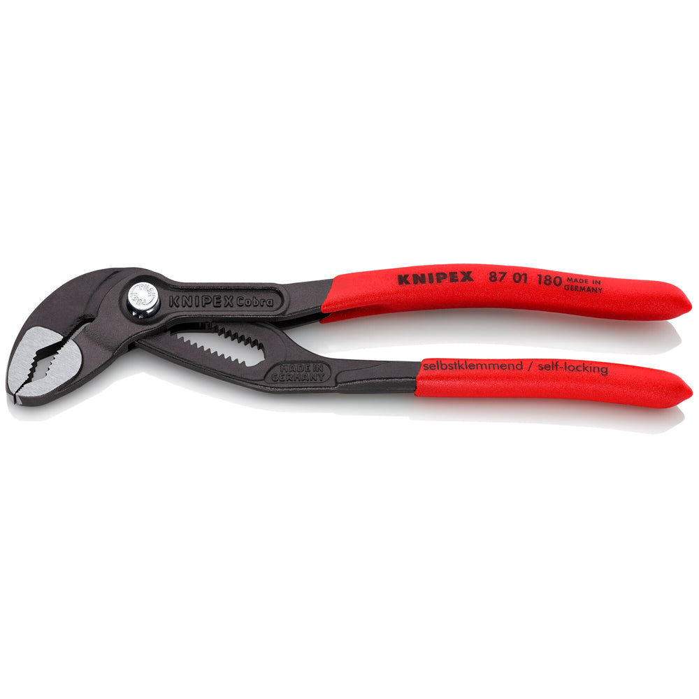 Knipex 87 01 180 7 1/4" Cobra® Water Pump Pliers
