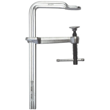 Bessey GS16K Clamp, welding, F-style, crimped on swivel pad, 6 In. x 3.125 In., 550 lb