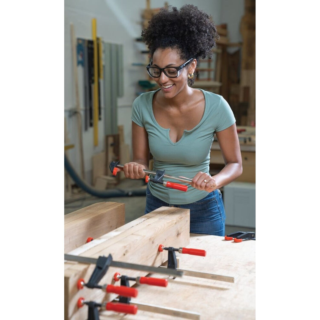 Bessey GSCC2.512 Clamp, clutch style, swivel pads, 2.5 In. x 12 In., 600 lb