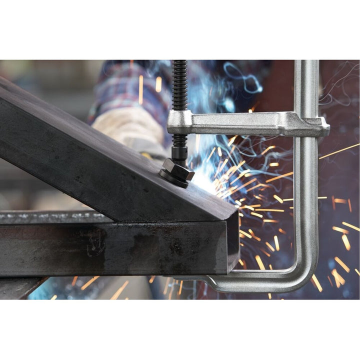 Bessey GSM60 Clamp, welding, F-style, heavy duty pad, 24 In. x 5.5 In., 2660 lb