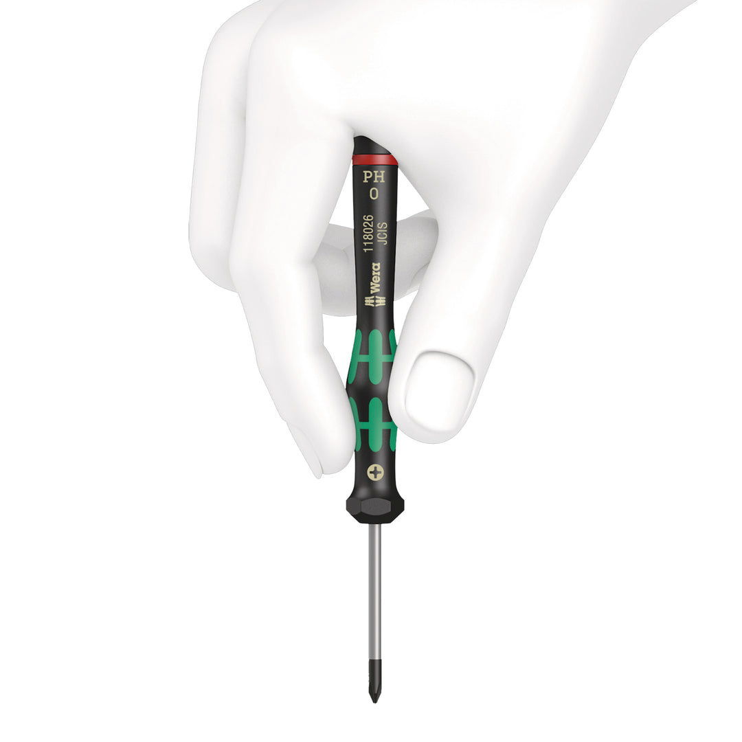 Wera 2069/6 Screwdriver set and rack for electronic applications, 6 pieces