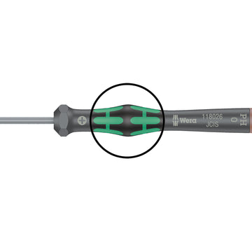 Wera 2052 Ball end hexagon screwdriver for electronic applications, 1/16" x 60 mm