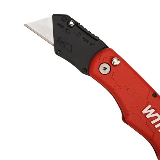 Wiha Tools 43045 FlipLoc Folding Utility Knife with Blades