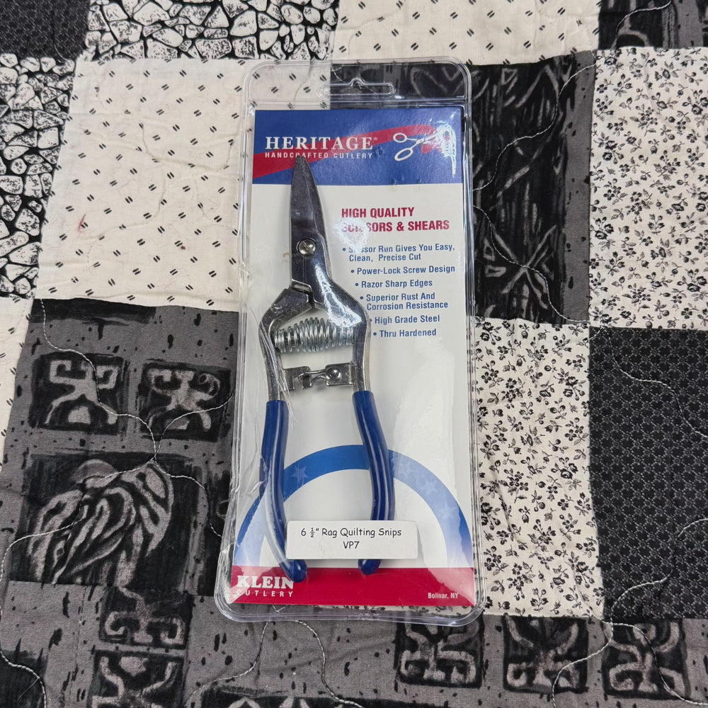 Heritage Cutlery VP7 Spring Action Rag Quilting Snips