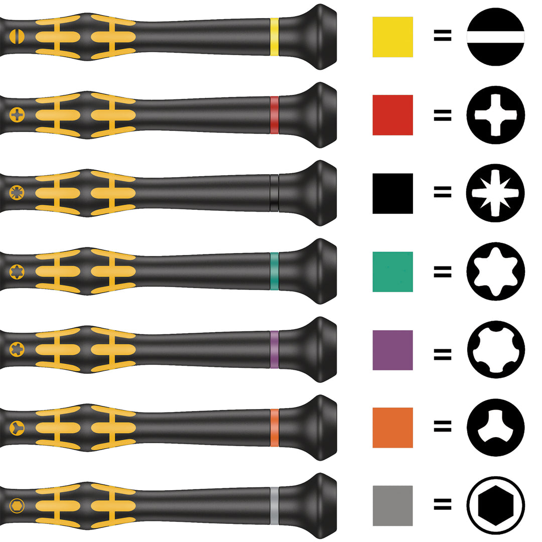 Wera 1567 TORX® ESD Kraftform Micro screwdriver for TORX® screws, TX 2 x 40 mm