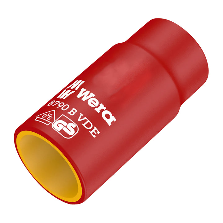 Wera 8790 B VDE Zyklop 3/8" socket, insulated, 13 x 46 mm
