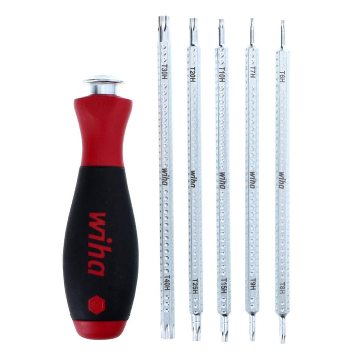 Wiha Tools 28197 6 Piece Drive-Loc VI Security TORX Pouch Set