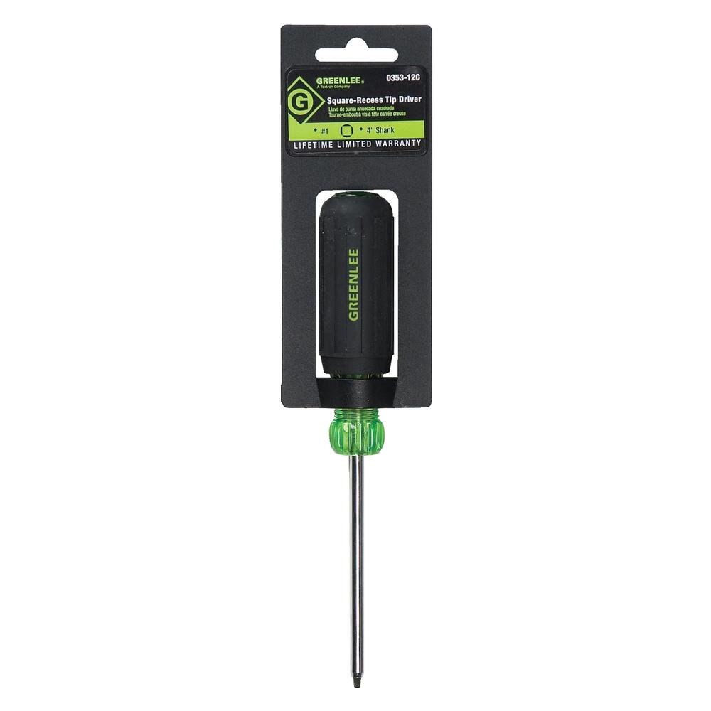 Greenlee 0353-12C Square-Recess Tip Drivers