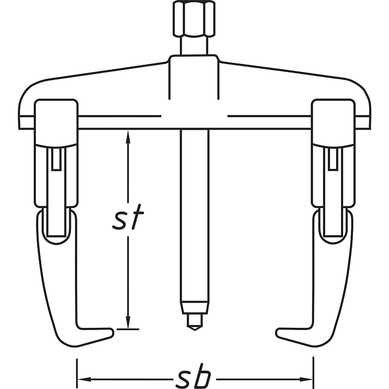 Hazet 1787F-13 Quick-Clamping Puller