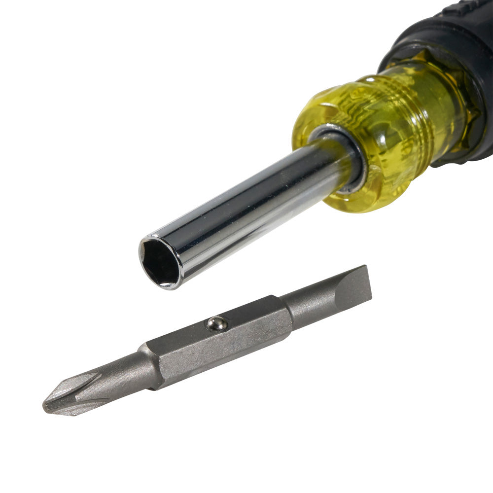 Klein Tools 32476 5-In-1 Multi-Bit Screwdriver/Nut Driver