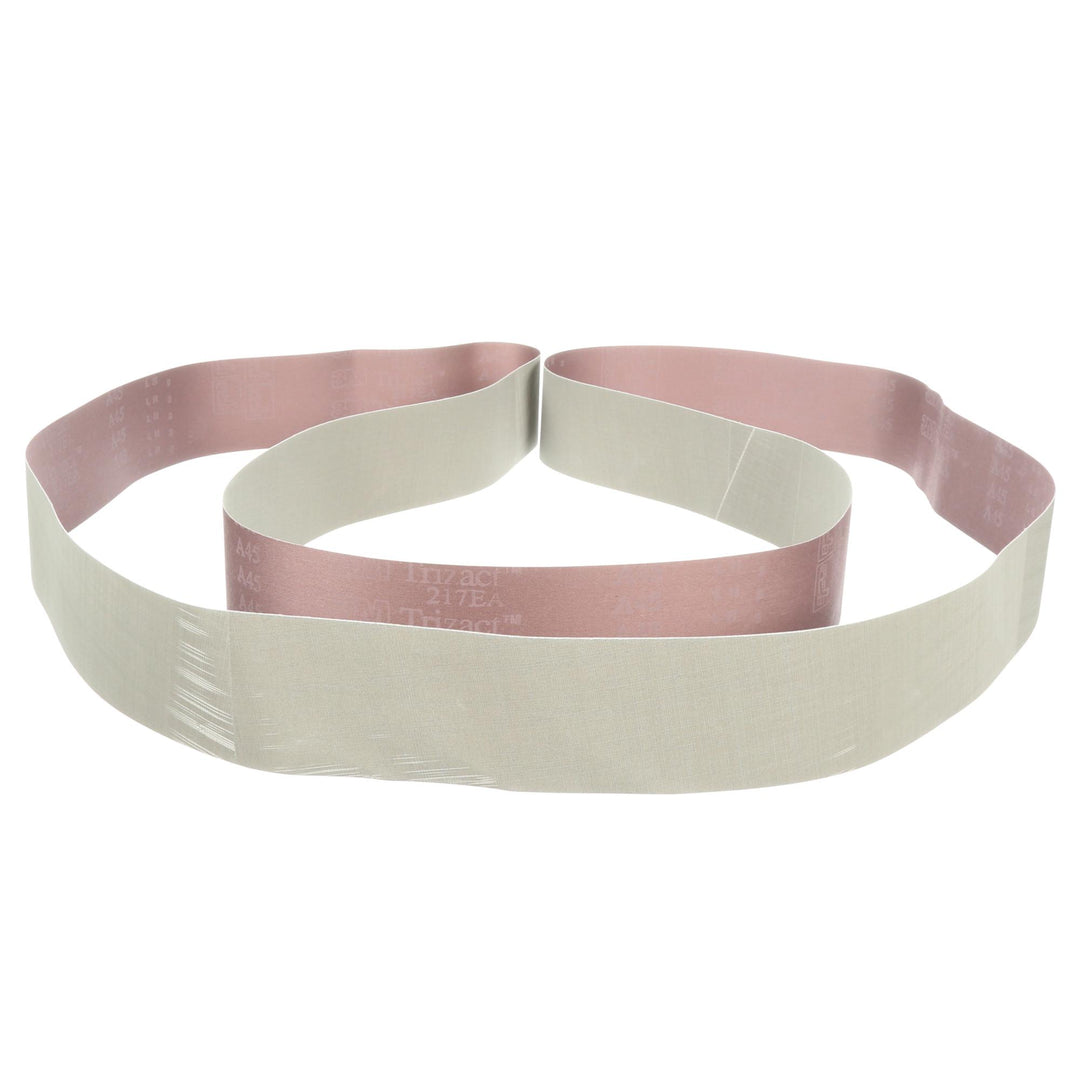 3M Trizact Cloth Belt 217EA, A16 JE-weight, 3 in x 118 in, Film-lok,
Full-flex