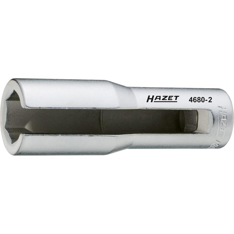 Hazet 4680-2 Lambda Probe Socket, 22mm Hex, 1/2" Square Drive