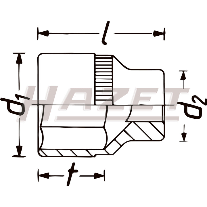 Hazet 880-E8 TORX® 10mm (3/8") E8 Socket