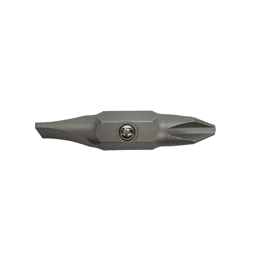 Klein Tools 32483 Bit for 11-in-1 and 10-in-1 Klein Screwdriver, #2 Phillips, 1/4-Inch Slotted