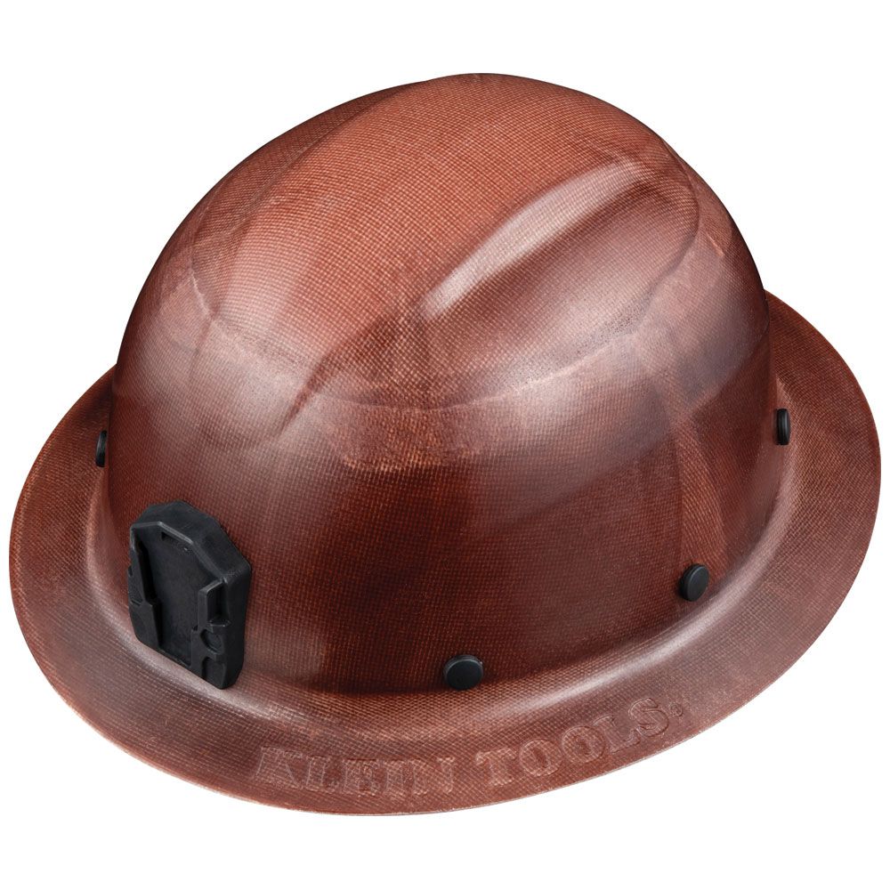 Klein Tools 60447 Hard Hat, KONSTRUCT Series, Full-Brim, Class G, Rechargeable Headlamp