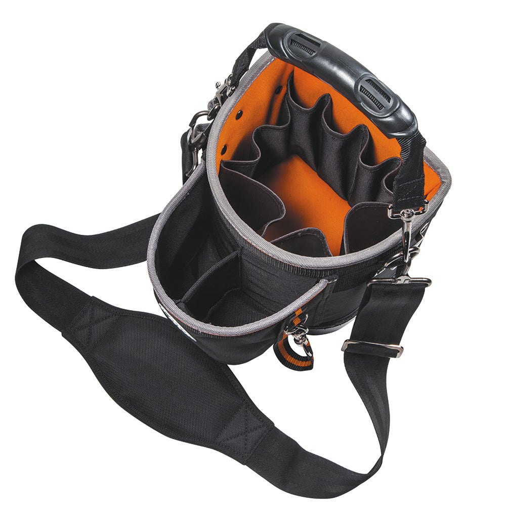 Klein Tools 55419SP-14 Tool Bag with Shoulder Strap Has 14 Pockets for Tool Storage