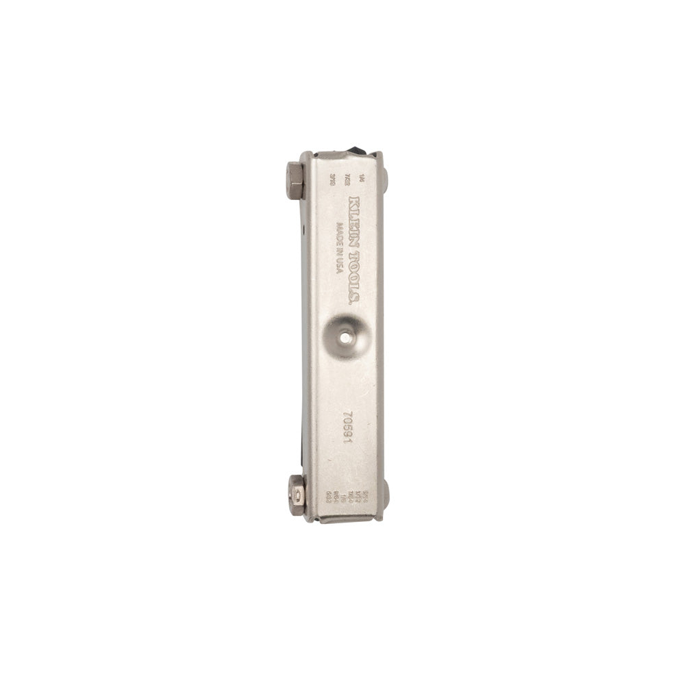 Klein Tools 70591 Folding Hex Key Set, Nine-Key, Inch Sizes