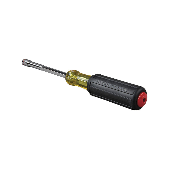 Klein Tools 635-1/4 1/4-Inch Nut Driver, Magnetic Tip, 4-Inch Shaft