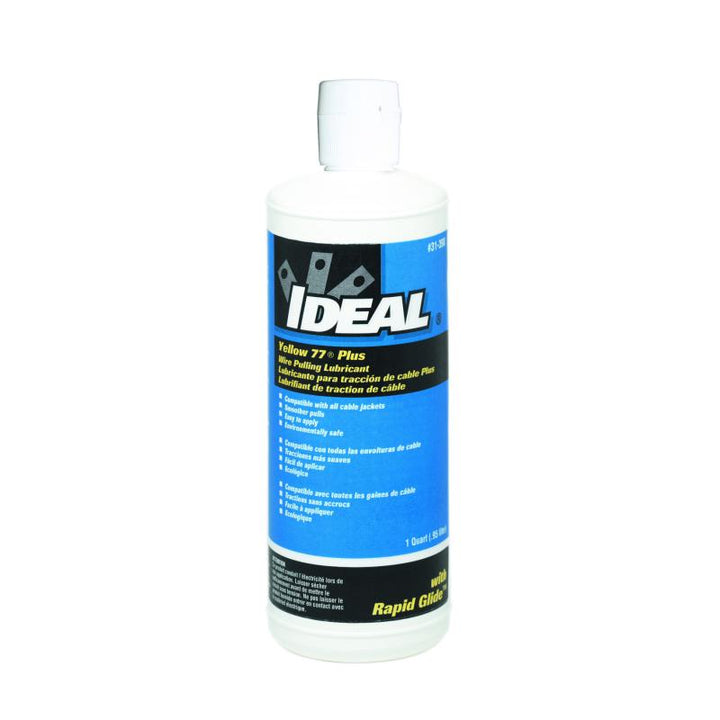 Ideal 31-398 Yellow 77® Plus, 1-Quart Squeeze Bottle