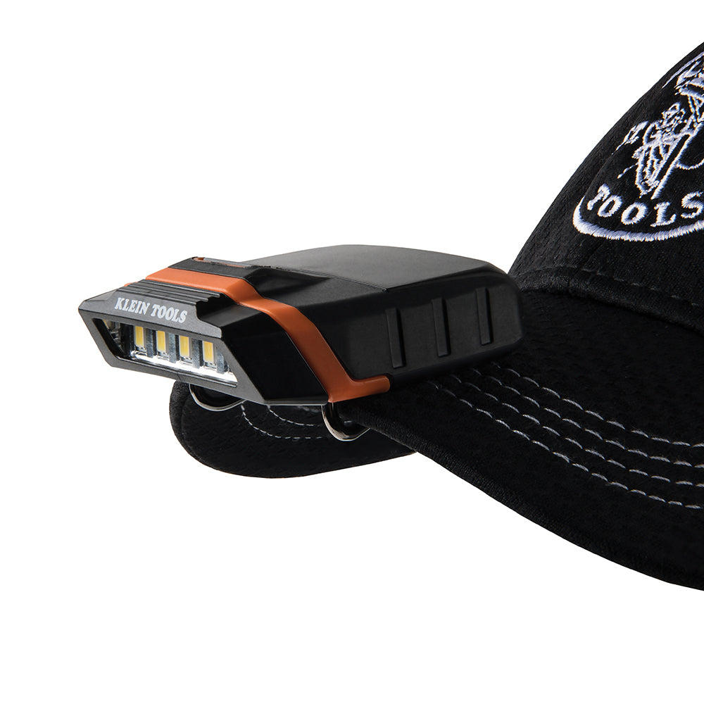 Klein Tools 56402 Cap Visor Clip Light, LED Clip on Light, Pivoting Head