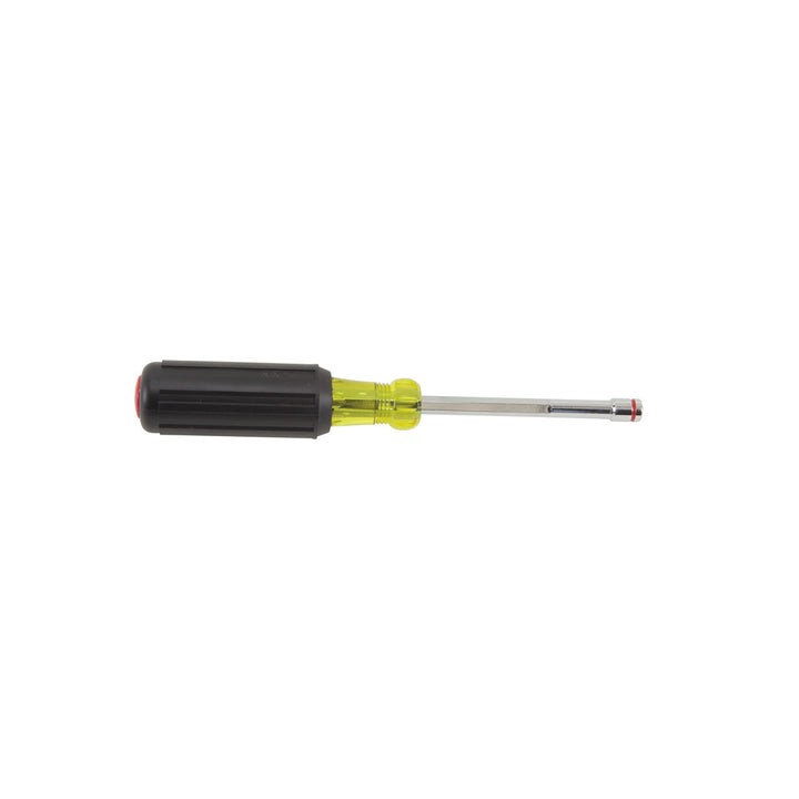 Klein Tools 635-1/4 1/4-Inch Nut Driver, Magnetic Tip, 4-Inch Shaft