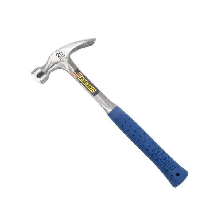 Estwing E3-12S Rip Hammer With Blue Vinyl Shock Reduction Grip 12 Oz